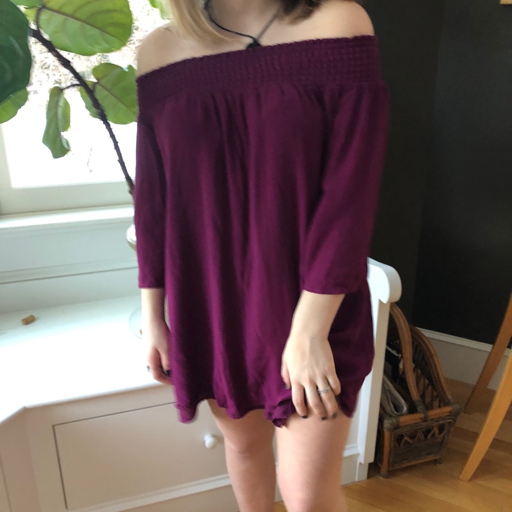 Talula by Aritzia Off-the-Shoulder Shift Dress